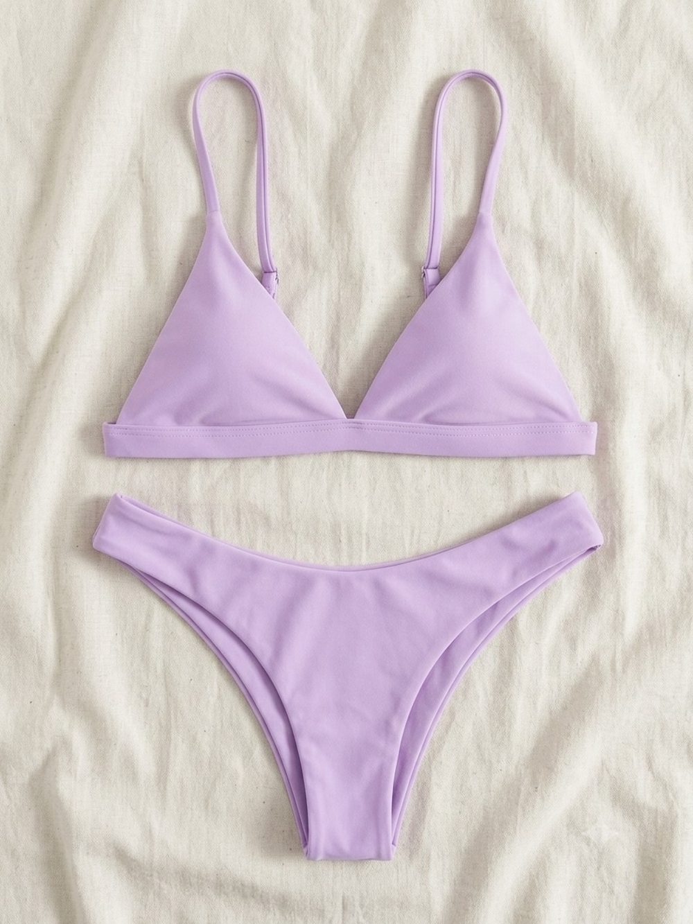 Everyday Triangle Bikini Set - Lavender